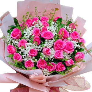 24 Hồng Sen Tặng Mẹ