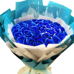 Bó Hoa Hồng Sáp Xanh 01