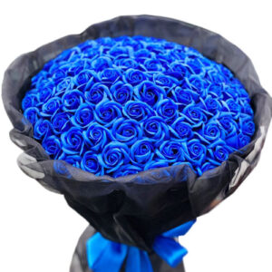 Bó Hoa Hồng Sáp Xanh 03