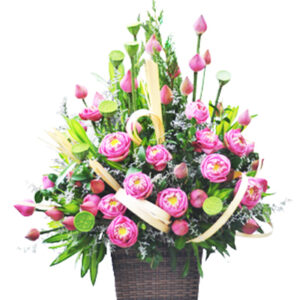 Giỏ Hoa Chia Buồn 14