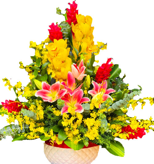 Giỏ Hoa Khai Trương 07 1 gio hoa khai truong 07