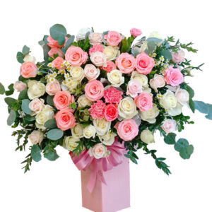 Giỏ Hoa Khai Trương 14