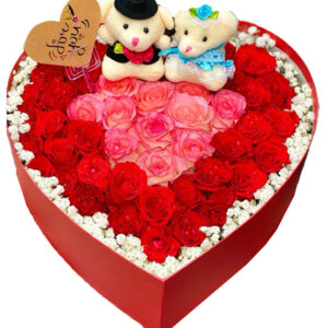 Hộp Hoa Hồng Trái Tim